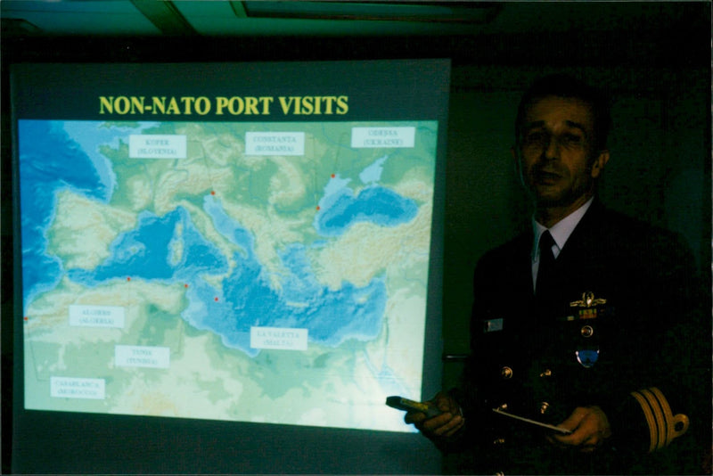 NATO Squadron on Welcome Break. - Vintage Photograph