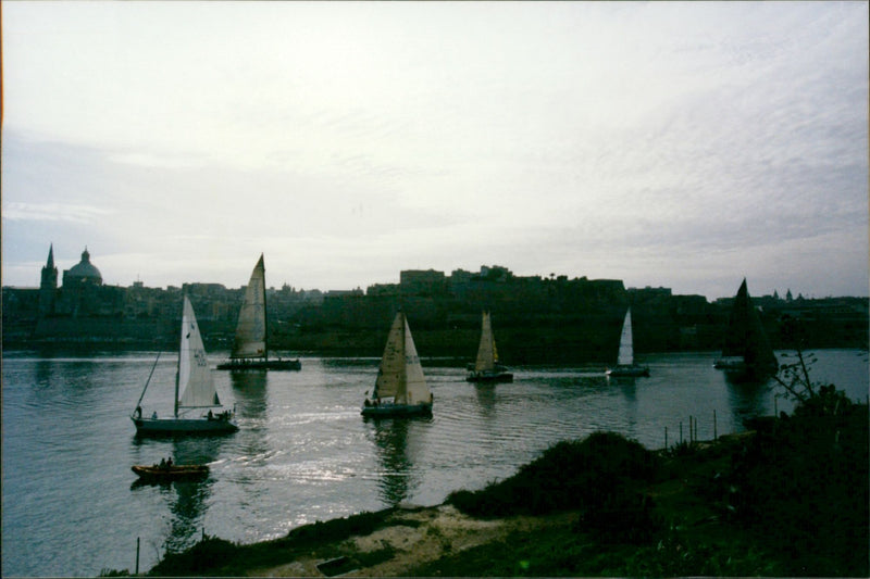 Sailing, Rolex Middle Sea Race - Vintage Photograph
