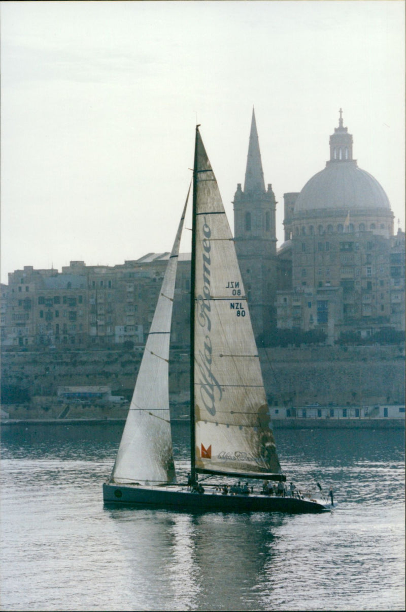 Sailing, Rolex Middle Sea Race - Vintage Photograph