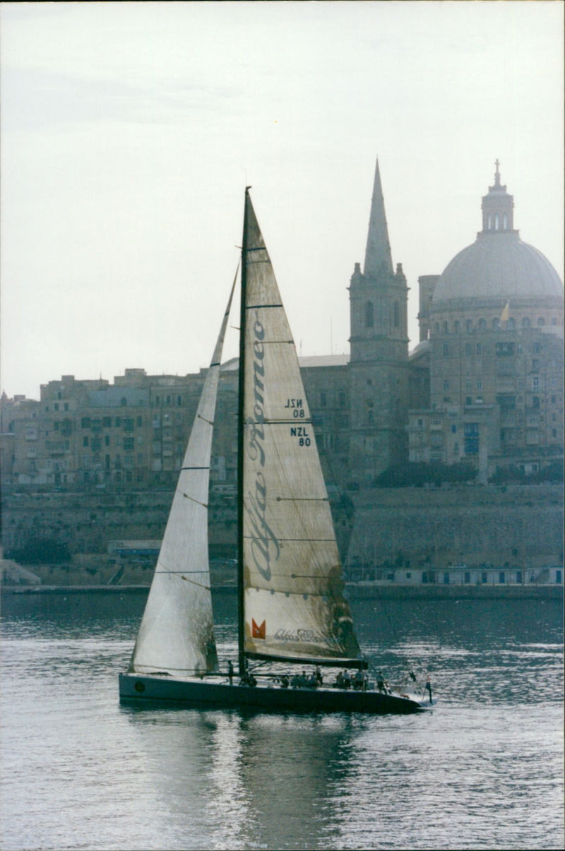 Sailing, Rolex Middle Sea Race - Vintage Photograph