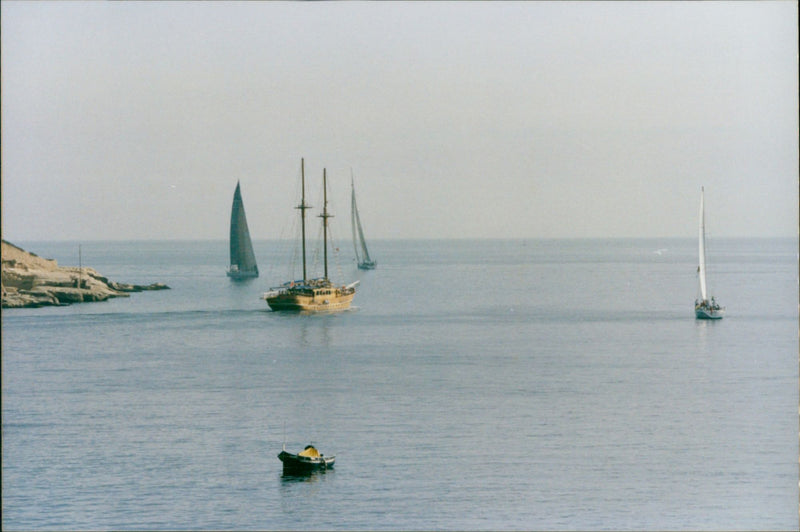 Sailing, Rolex Middle Sea Race - Vintage Photograph