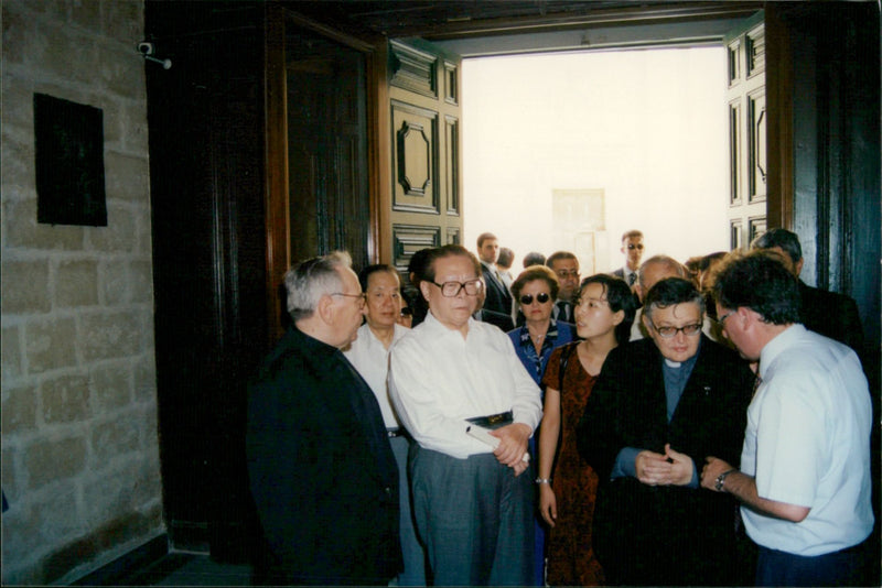 The President of China in Malta - Vintage Photograph