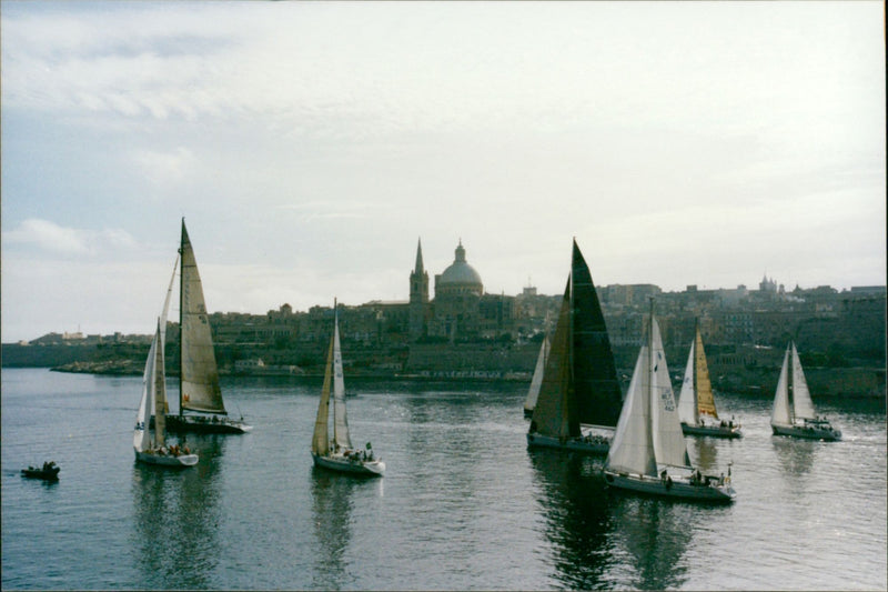 Sailing, Rolex Middle Sea Race - Vintage Photograph