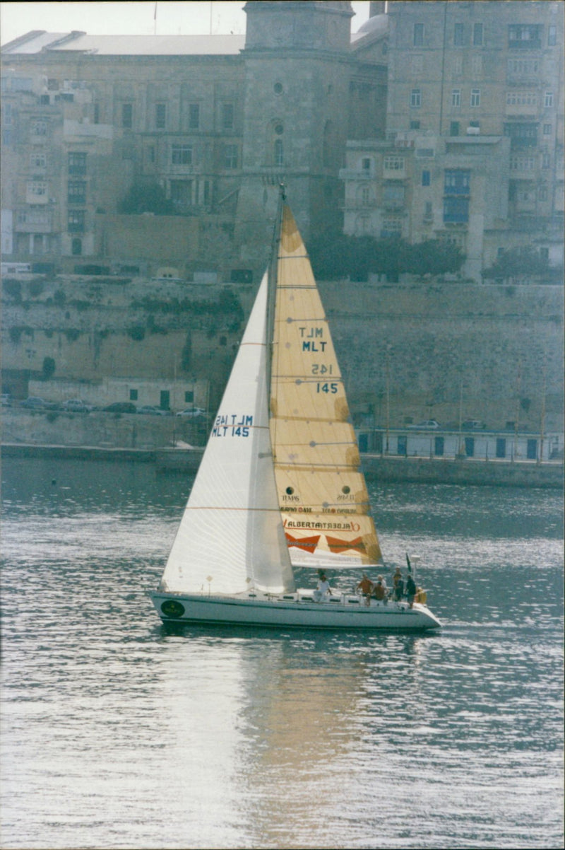 Sailing, Rolex Middle Sea Race - Vintage Photograph