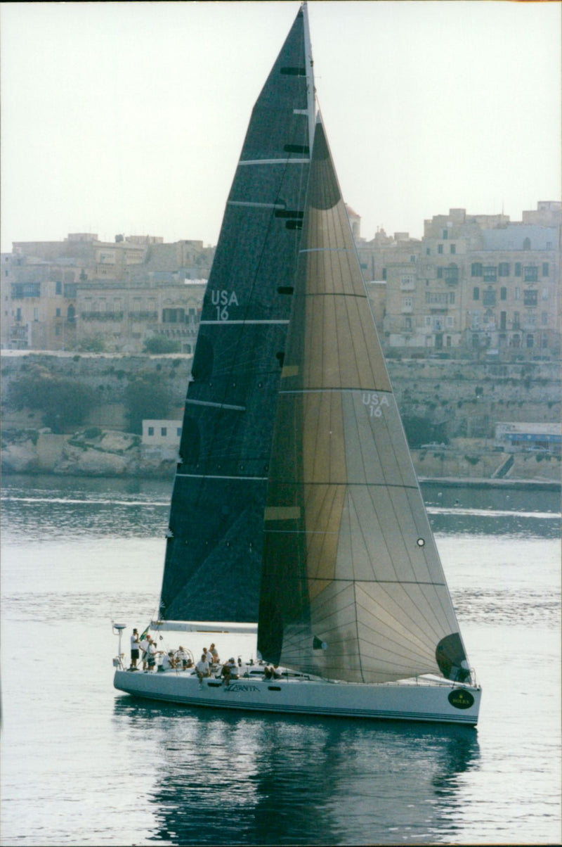 Sailing, Rolex Middle Sea Race - Vintage Photograph