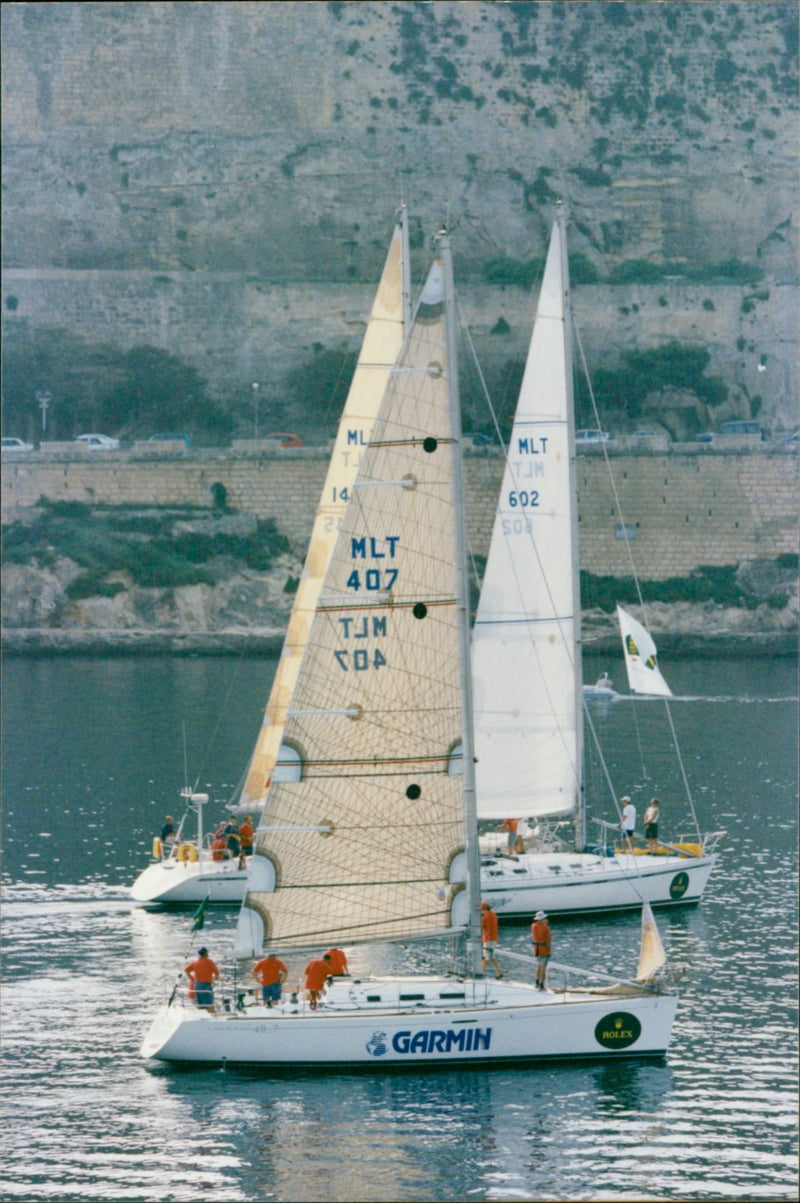 Sailing, Rolex Middle Sea Race - Vintage Photograph