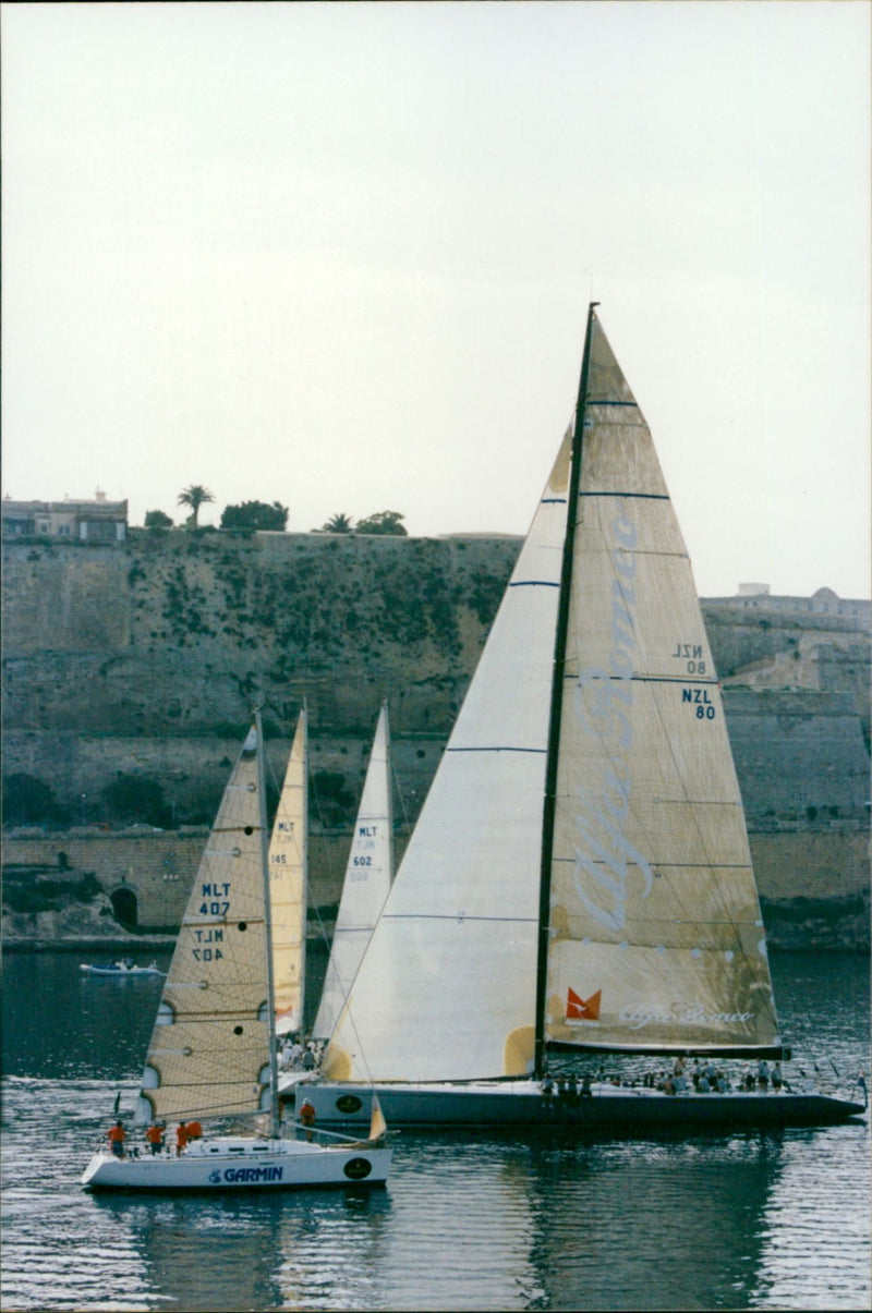 Sailing, Rolex Middle Sea Race - Vintage Photograph