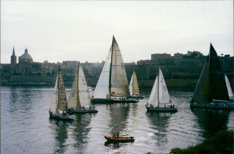 Sailing, Rolex Middle Sea Race - Vintage Photograph