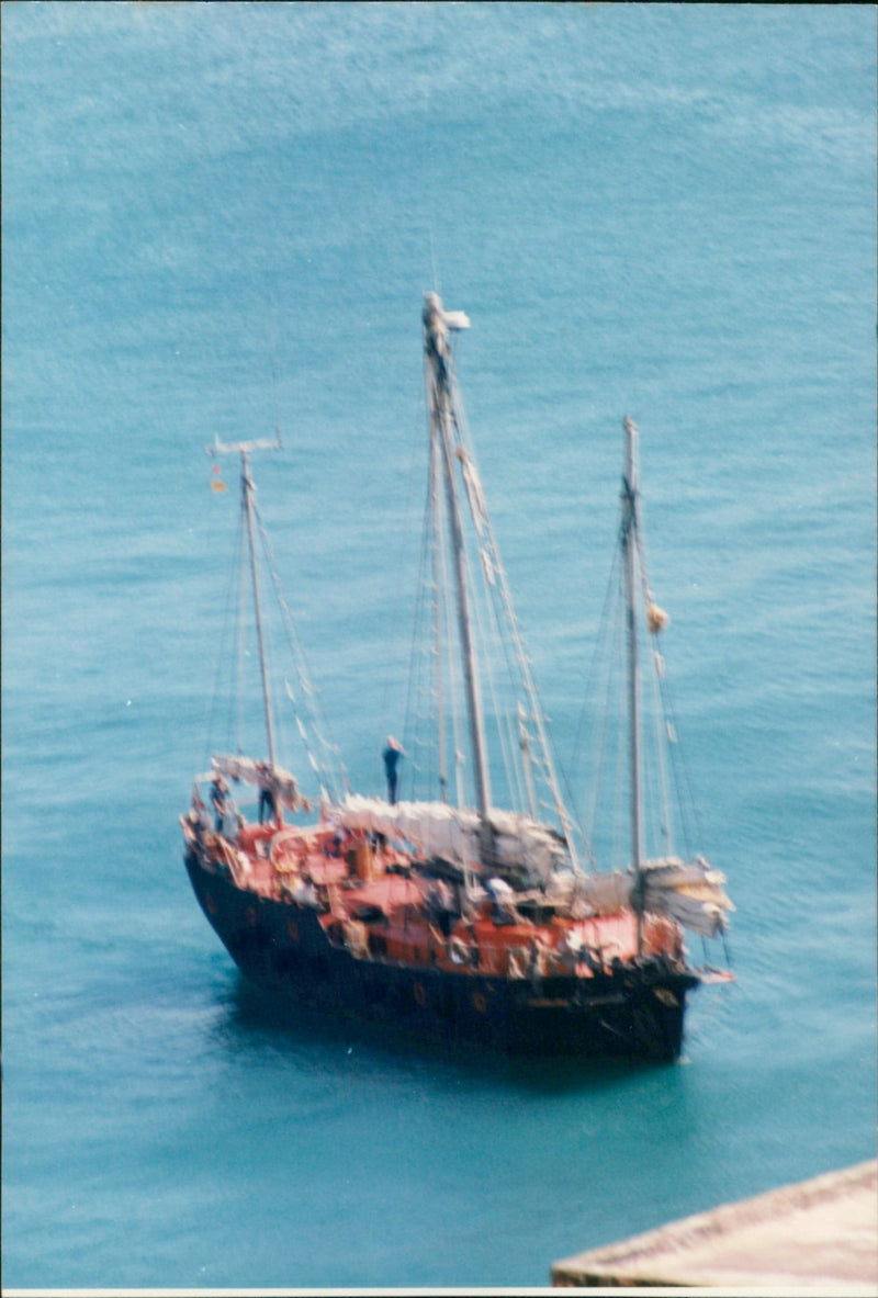 Schooner - Vintage Photograph
