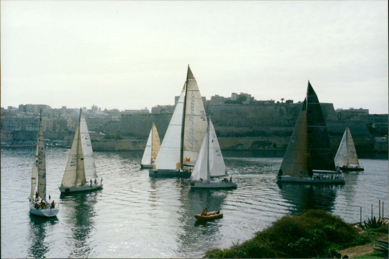 Sailing, Rolex Middle Sea Race - Vintage Photograph