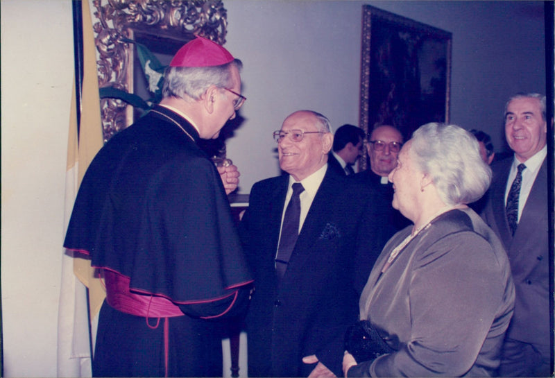 Archbishop Pier Luigi Celata - Vintage Photograph