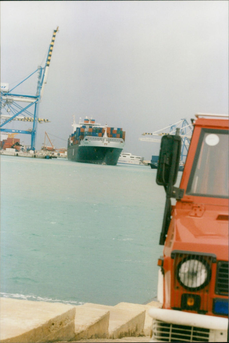 MARSAXLOKK TUNS SHIP - Vintage Photograph