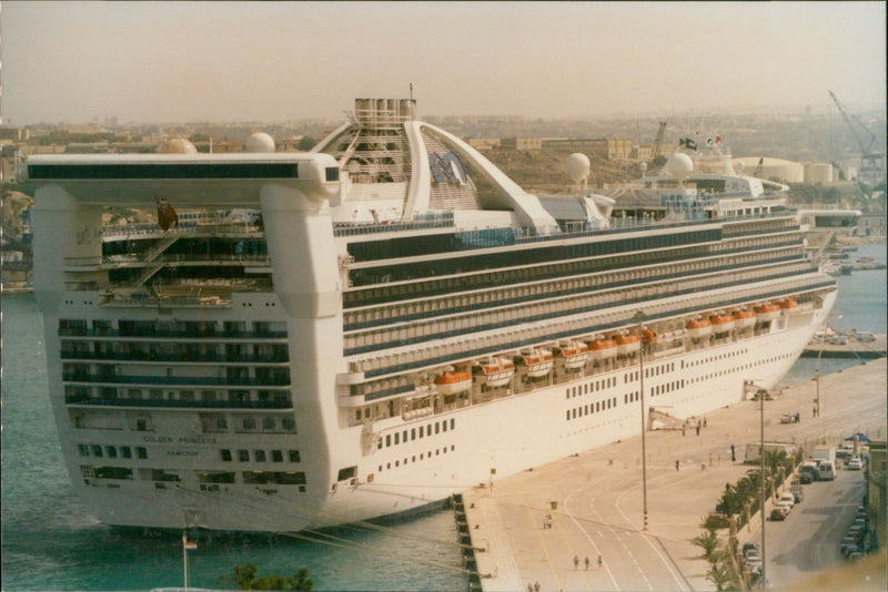 Golden Princess Hamilton Cruise liner - Vintage Photograph