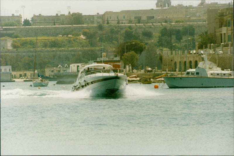 Luxury Yacht - Vintage Photograph