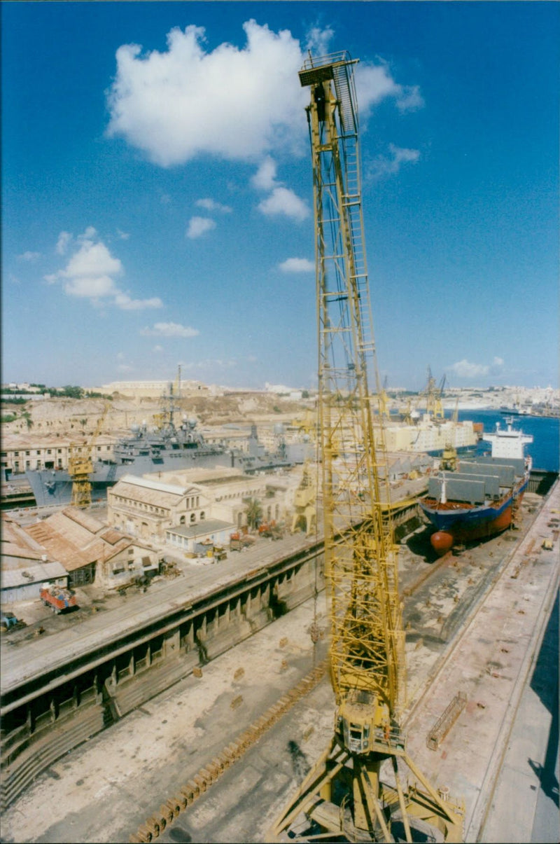 Shipyards - Vintage Photograph