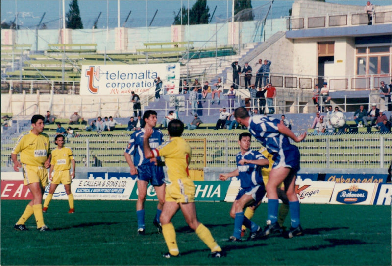 Birkirkara Luxol v Naxxar Lions F.C. - Vintage Photograph