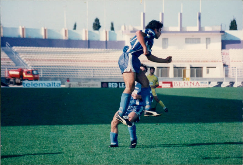 Birkirkara Luxol v Naxxar Lions F.C. - Vintage Photograph