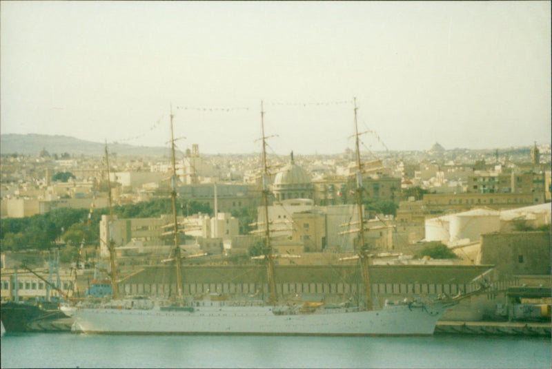 Sailing Ship, Sedov Russian - Vintage Photograph