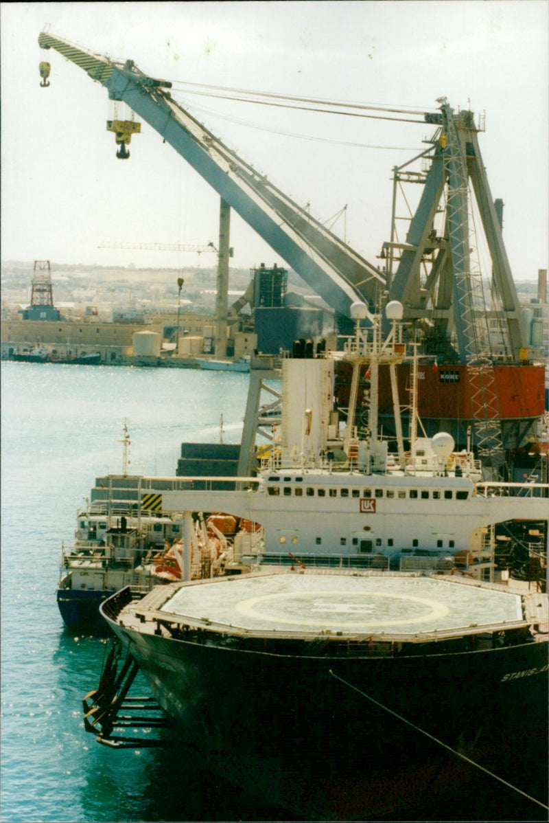 Stanislav Yudin in Grand Harbour - Vintage Photograph