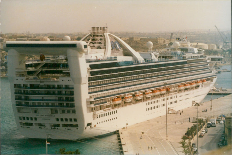 Golden Princess Hamilton Cruise liner - Vintage Photograph