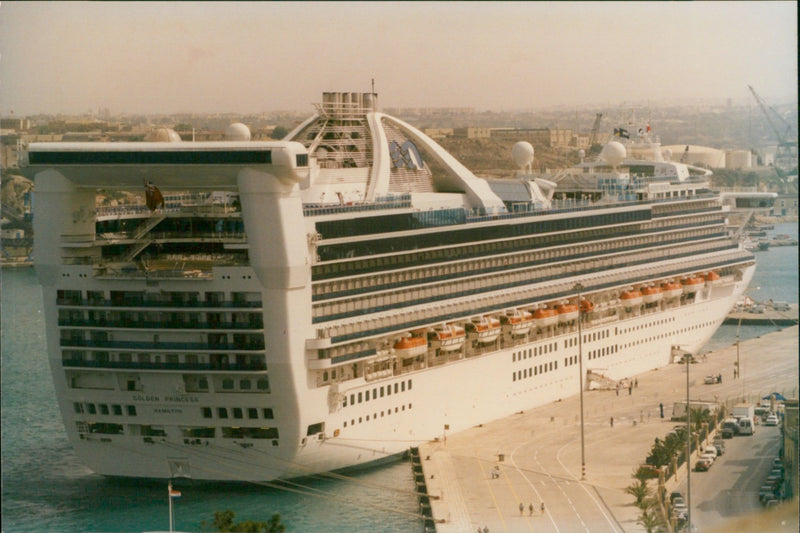 Golden Princess Hamilton Cruise liner - Vintage Photograph