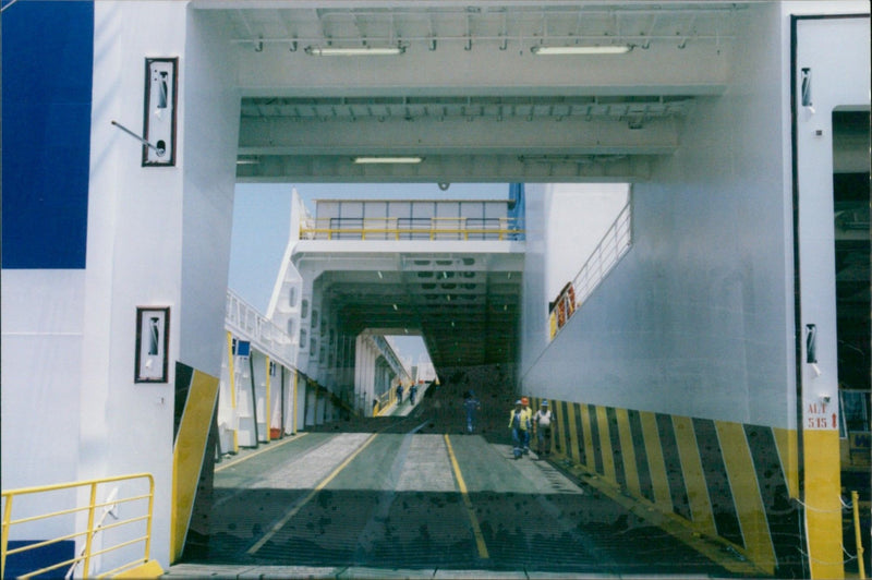 Grimaldi Ferries - Vintage Photograph