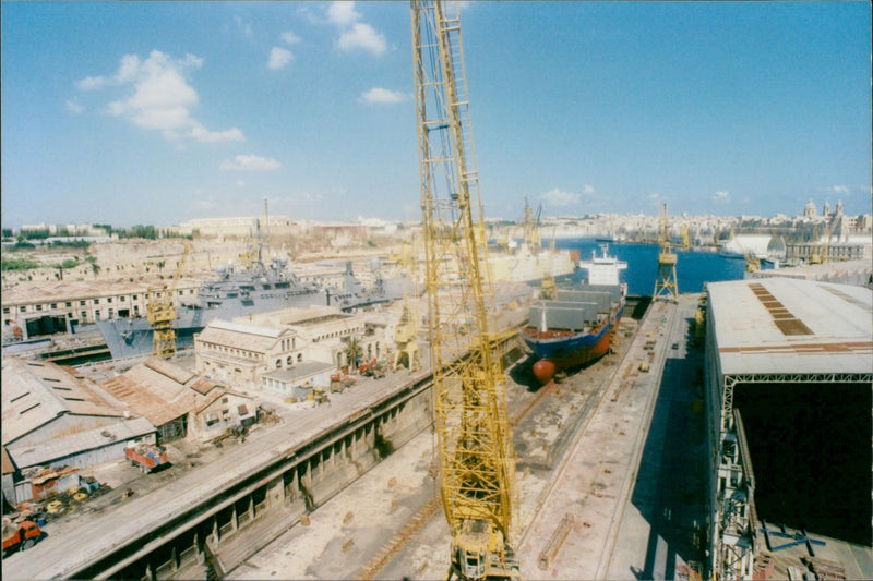 Shipyards - Vintage Photograph