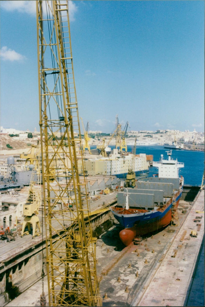 Shipyards - Vintage Photograph