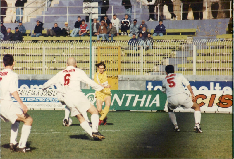 Birkirkara Luxol 1 v. Naxxar L. 0 - Vintage Photograph