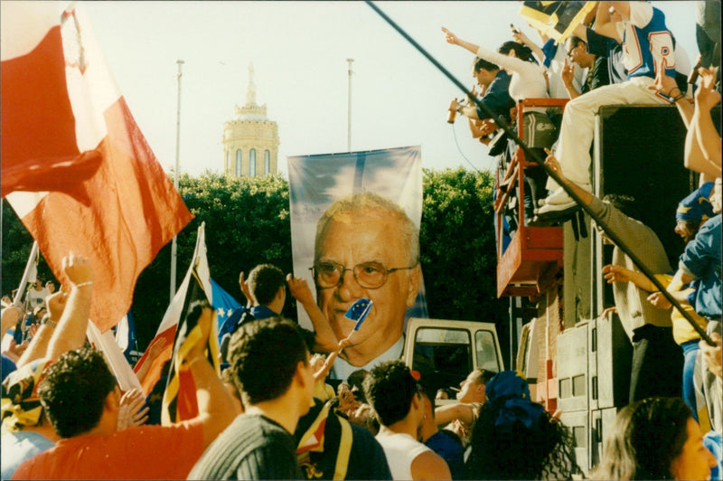 2003 Maltese general election - Vintage Photograph