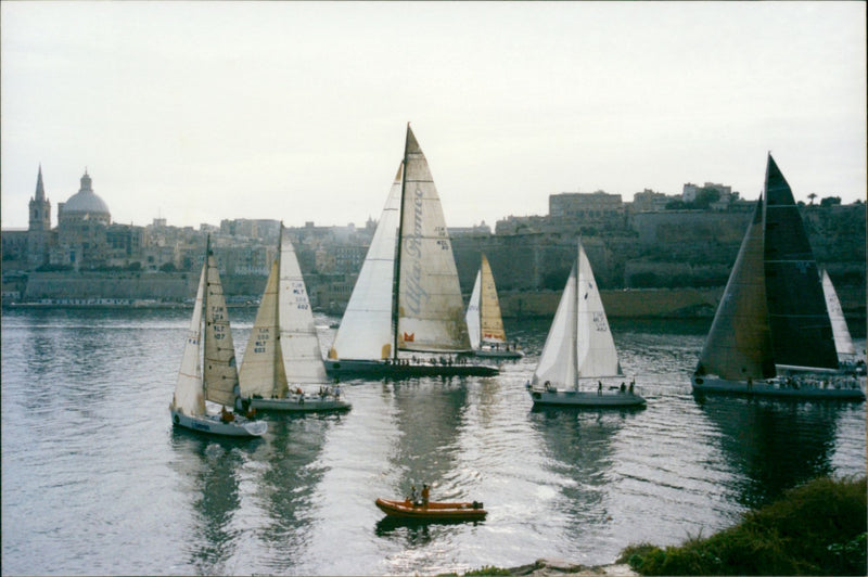 Sailing, Rolex Middle Sea Race - Vintage Photograph