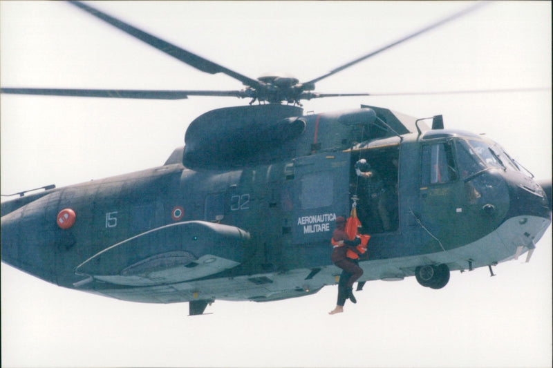 Rough Seas Restrict Military Exercise to Grand Harbour - Vintage Photograph