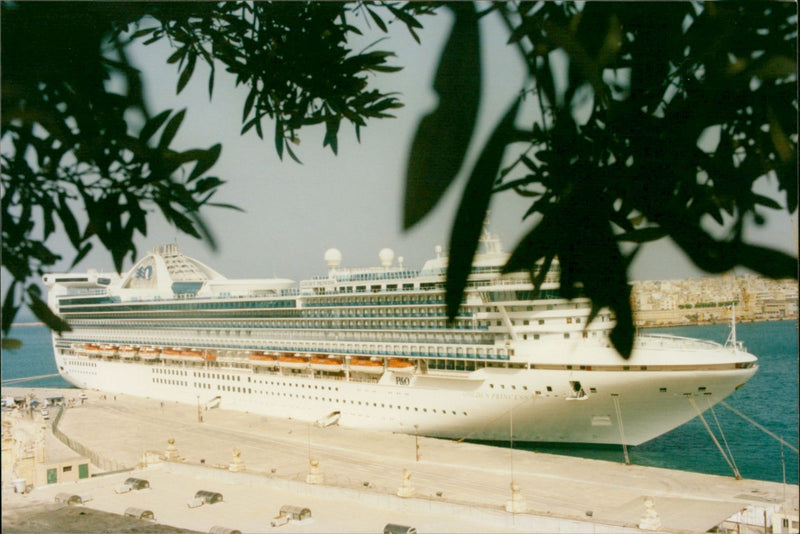 Golden Princess Hamilton Cruise liner - Vintage Photograph