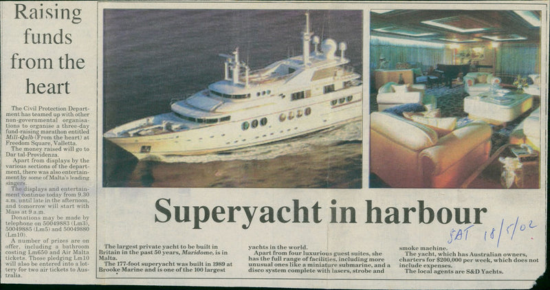 Superyacht Maridome - Vintage Photograph