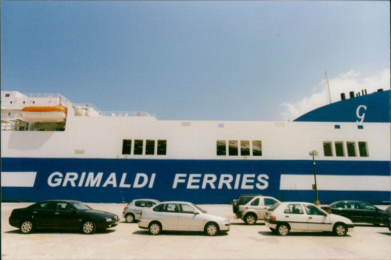 Grimaldi Ferries - Vintage Photograph