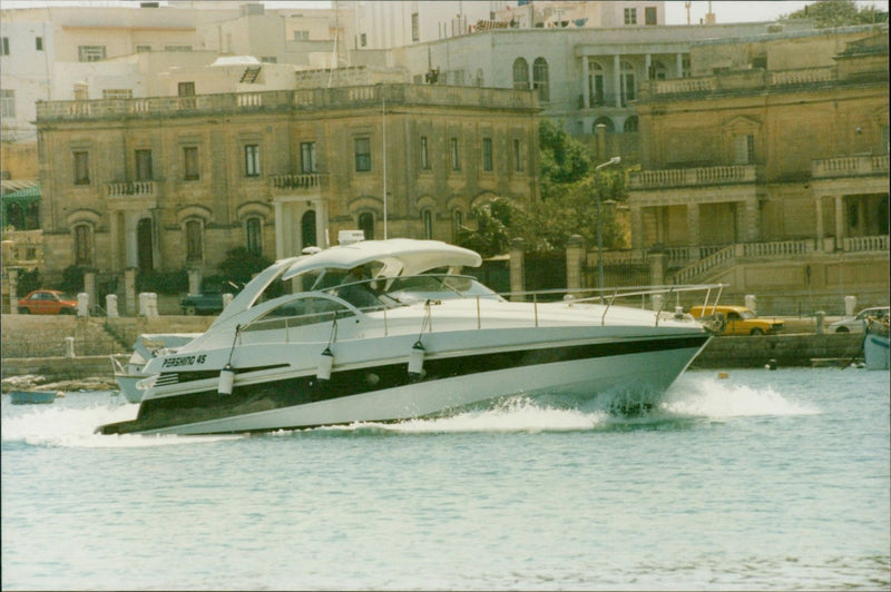 Luxury Yacht - Vintage Photograph