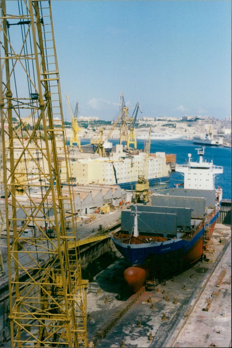 Shipyards - Vintage Photograph