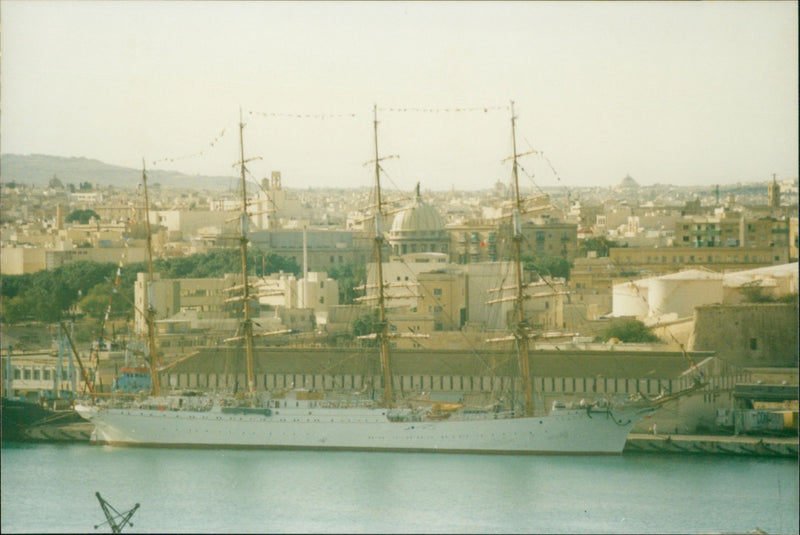 Sailing Ship, Sedov Russian - Vintage Photograph