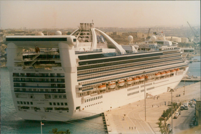 Golden Princess Hamilton Cruise liner - Vintage Photograph