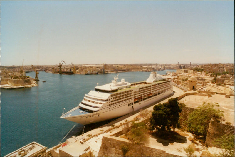 Seven Seas Mariner on maiden voyage - Vintage Photograph