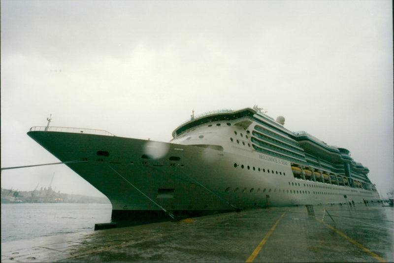 Brilliance of the Seas cruise liner - Vintage Photograph