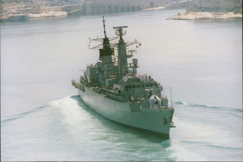 HMS Lincoln - Vintage Photograph