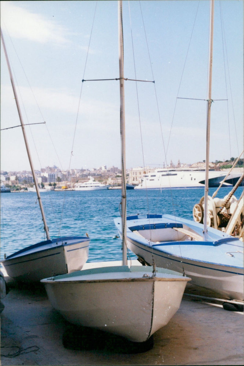 Club Sailing Boats - Vintage Photograph