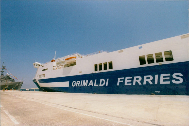 Grimaldi Ferries - Vintage Photograph