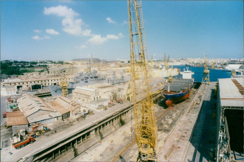 Shipyards - Vintage Photograph