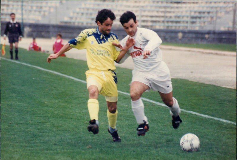 Naxxar Lions v. Sta. Lucija Football - Vintage Photograph