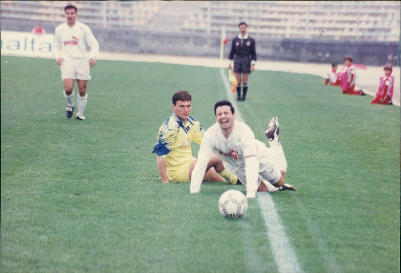 Naxxar Lions v. Sta. Lucija Football - Vintage Photograph