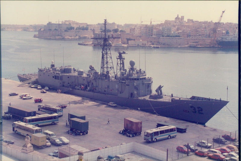 USS John L. Hall - Vintage Photograph