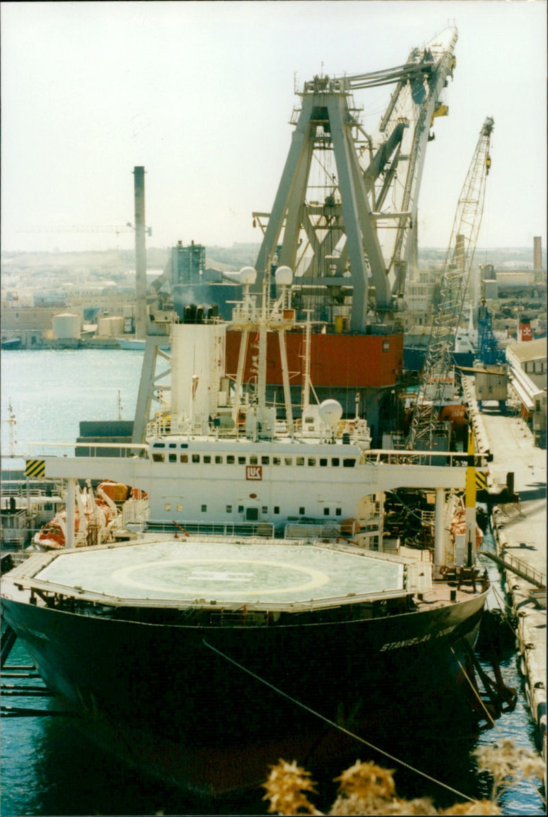 Stanislav Yudin in Grand Harbour - Vintage Photograph