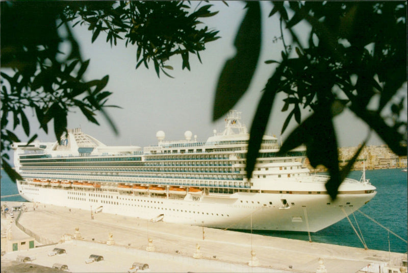 Golden Princess Hamilton Cruise liner - Vintage Photograph